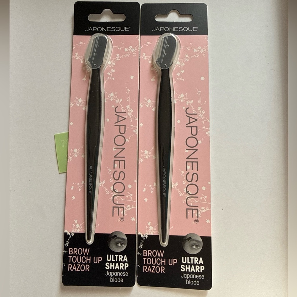 JAPONESQUE Brow Touch Up Ultra Sharp Manual Razors 2 Pack NEW